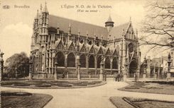 CPA Brussels Church Nof the Victoire