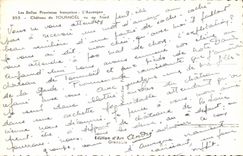 CPA Beautiful French Provinces Auvergne Castle of Tourncel seen in North