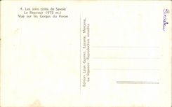 CPA pretty corners of Savoy the Resting place Seen on Corges of Foron