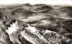 CPA Highway of Puy de Dome to the Large Rock