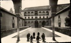 CPA Granada generalife patio de la alberca