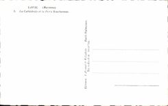 CPA Laval (Mayenne) la catedral y los beucheress de la puerta