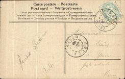 CPA Fantaisie Fleurs Bon Souvenir