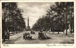 CPA Berlin Siegesallee and Siegessaule