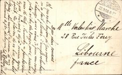 Montaje co del St Odilienberg de CPA Traje del folklore de Odile