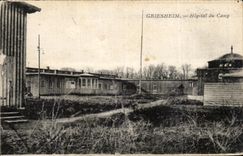 CPA Griesheim Hopital du Camp militaria 