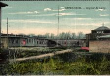 CPA Griesheim Hopital Du Camp Militaria
