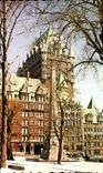 CPA Le Chateau Frontenac sous la neige Quebec Canada