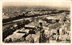 CPA Paris Vue Generale vers la Butte Montmartre et le Sacre Coeur 