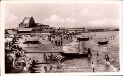 CPA Sete Ensemble De La Plage Et Le Casino