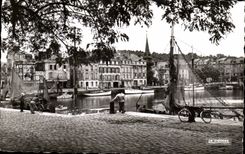 CPA Honfleur Le Vieux Bassin et le Musee