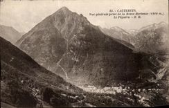 CPA Cauterets Vue generale prise de la Reine Hortense le Peguere