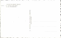 CPA Chamonix Mont Blanc Le Massif des Drus vu du Montenvers