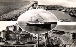 CPA Souvenir De Dieppe