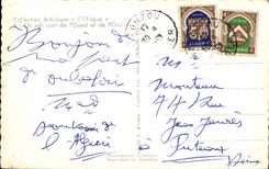 CPA Collection Artistique Un Joli Coin De l'Oued Et De L'Oasis Algerie