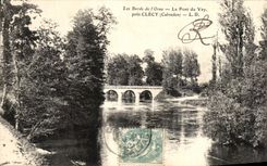 CPA Les Bords De l'Orne Le Pont Du Vey Pres Clecy