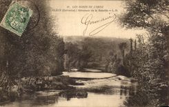 CPA Les Bords De l'Orne Clecy Deversoir De La Bataille