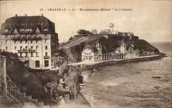 CPA Granville Le Normandy Hotel Et Le Casino