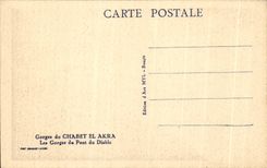 CPA Gorges Du Chabet El Akra Les Gorges Du Pont Du Diable