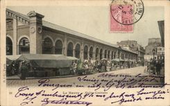 CPA Le Havre Halles Centrales Marche 