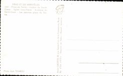 CPA Paris Et Ses Merveilles Place du Tertre Jardins du Sacre coeur Montmartre 