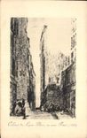 CPA Cabanet du Lapin Blanc Rue aux Feves 1861 Paris 