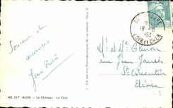 CPA Blois Le Chateau La Cour