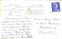 CPA Blois Aile Francois Le Grand Pont et L'Eglise St Nicolas 