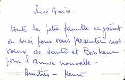 CPA Fantaisie Bonne annee Biches 