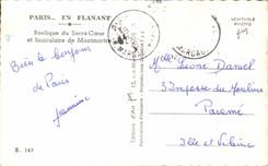 CPA Paris en Flanant Basilique du Sacre Coeur et funiculaire de Montmartre