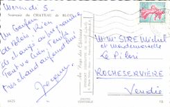 CPA Facade Des Loges Blois un Des Escalier Francois 1er Les Salle des Etats Generaux