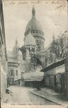 CPA Paris Rue de la Barre a Montmartre Sacre Coeur 
