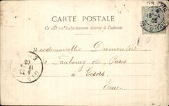 CPA Paris Rue de la Barre a Montmartre Sacre Coeur 