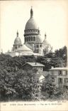 CPA Paris vue sur le sacre Coeur Montmartre