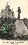 CPA Paris Monument Du Chevalier De La Barre Par Armand Bloch Sacre Coeur Montmartre