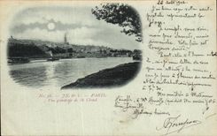 CPA Paris Vue Generale De St Cloud