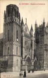 CPA Poitiers Facade De La Cathedrale