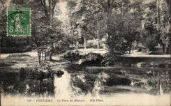 CPA Poitiers Le Parc De Blossac