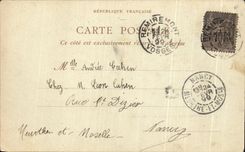 CPA Paris Perspective dite des sept Ponts Carte 1899