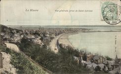 CPA Le Havre Vue generale prise de Saint Adresse