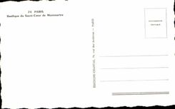 CPSM Paris Basillque du Sacre coeur de Montmartre