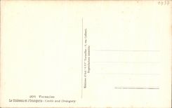 CPA Versailles Le Chateau Et l'Orangerie Castle And Orangery