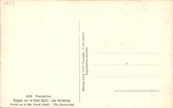 CPA Versailles Facade Sur Le Parc Les Pyrenees Front On To The Park The Flower Bed