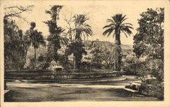 CPA Blida Le jardin Bizot Algerie