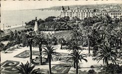 CPA Nice Les Jardins Albert L'Hotel Ruhl