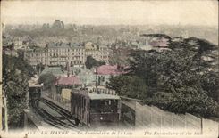 CPA Le Havre Le Funiculaire de la Cote The Funculaire of the Hill