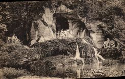 CPA Versailles Grandes Eaux Grottes d'Apollon 