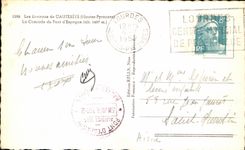 CPA Les Environs de Cauterets La Cascade du Pont d'Espagne