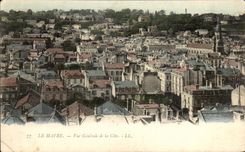 CPA Le Havre Vue Generale de la Cote