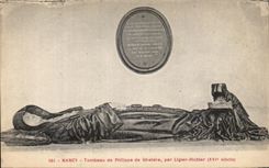 CPA Nancy Tombeau de Philippe de Gheldre par Ligier Righer